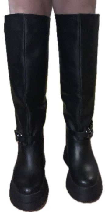 Жіночі зимові чоботи натуральна шкіра