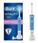 Szczoteczka elektryczna Oral-B D100 Blue Sensi UltraThin - niebieska