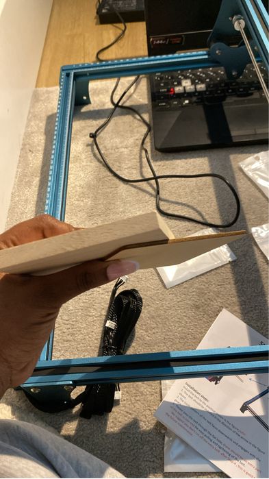 Maquina de gravavacao e corte a liser