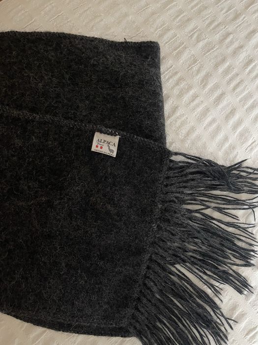 Шарф з вовни альпаки