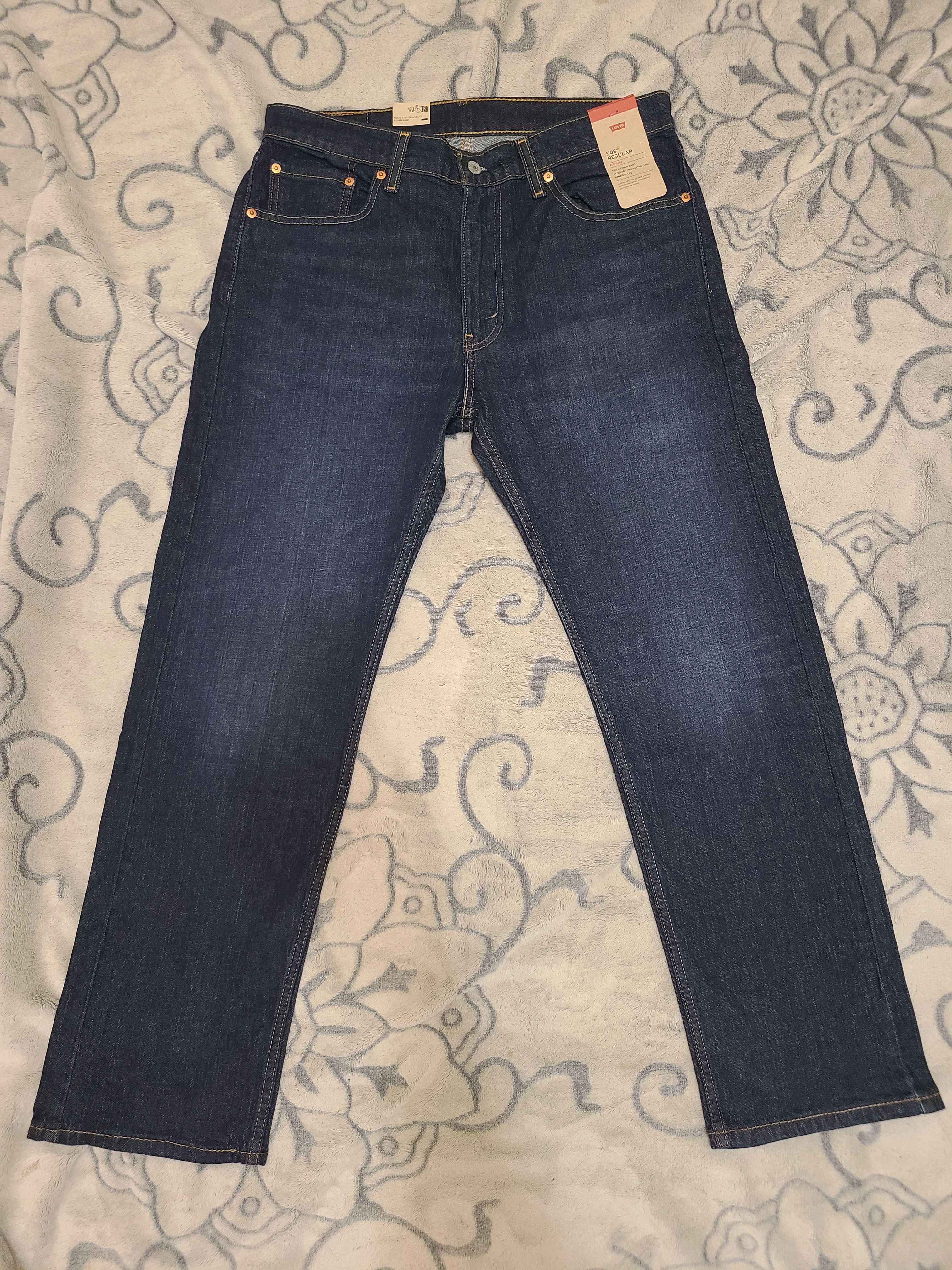 Мужские джинсы Levi's 505 Regular Fit 33W x 30L