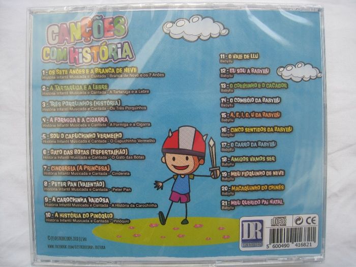 CD originais de músicas infantis novos