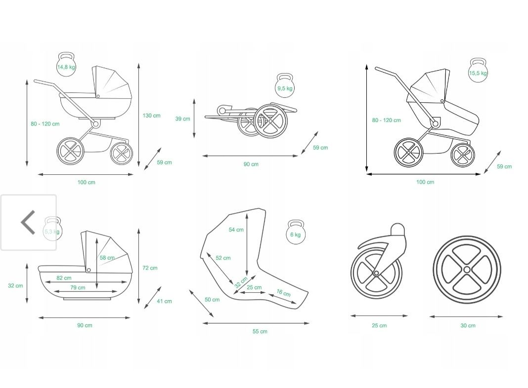 Коляска 3в1 Baby Lux Lumio (виготовлена і придбана в Польщі)