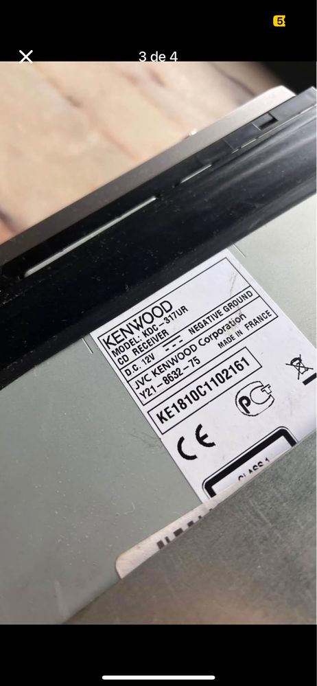 Kenwood autoradio novo