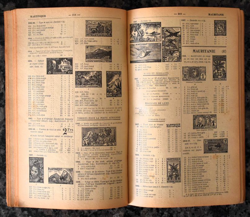 Catalogue de Timbres-Poste - France & Colonies (vintage-1952)