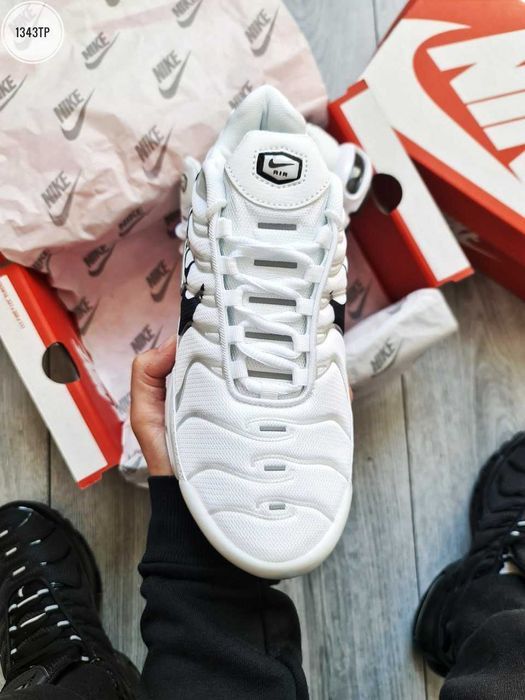 !SALE! Nike Air Max Plus TN White/Black 37 38 39 40 41 42 43 44 45 46