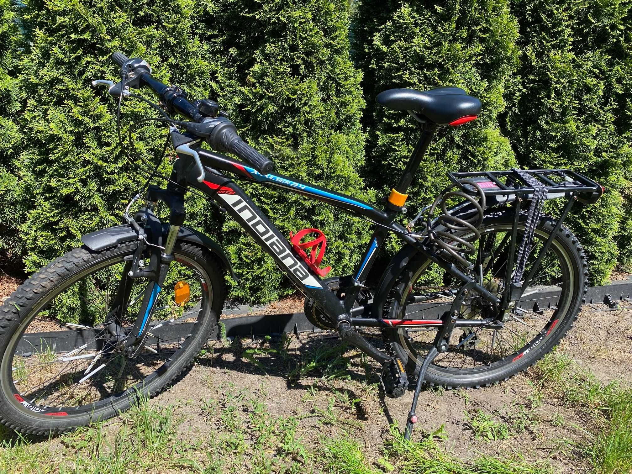 Rower młodzieżowy Indiana X-Pulser 2.4 MTB, błotniki + bagażnik Poznań