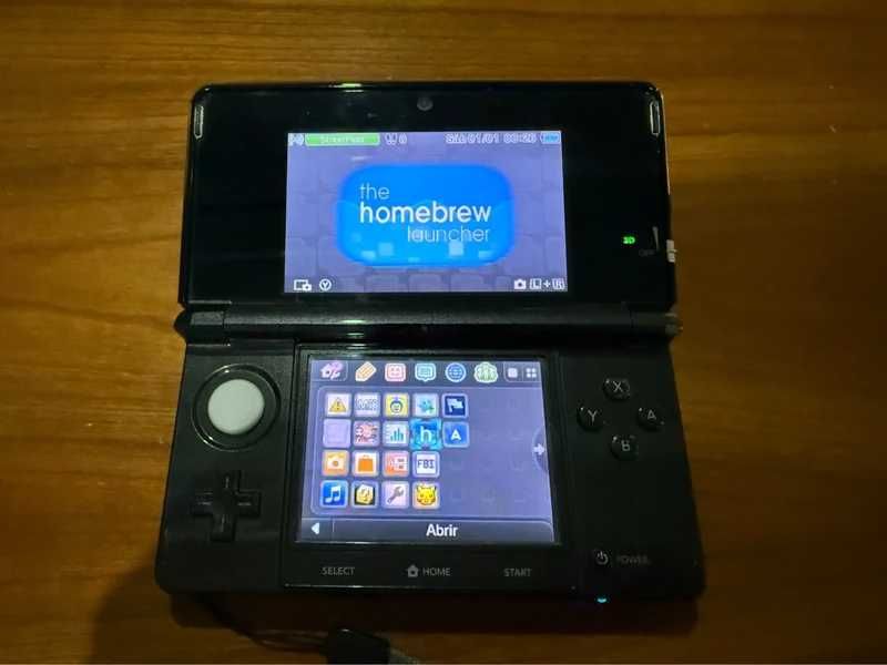 Nintendo 3DS Black Chipada Original