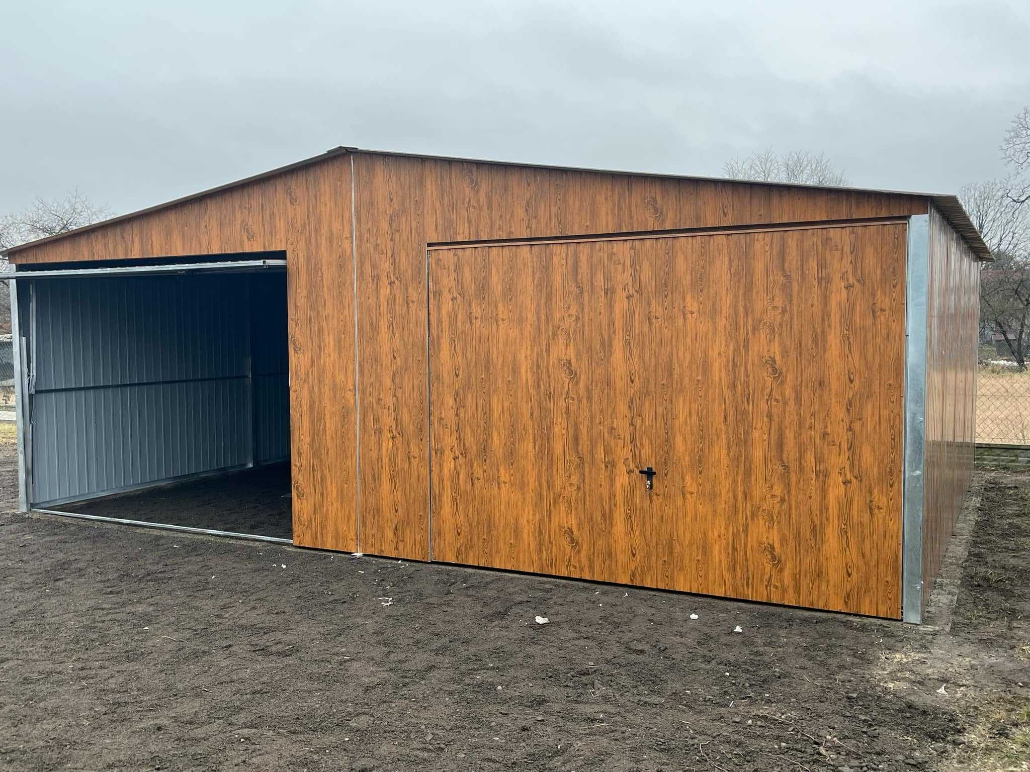 Garaż blaszany 7x6