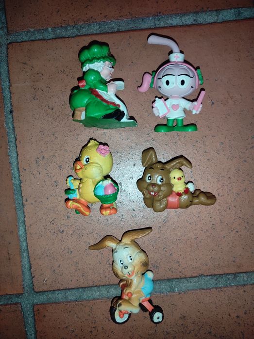 Bonecos antigos de coleção anos 80