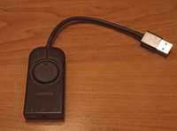 Звуковая карта Ugreen USB 2.0 внешняя с регулятором громкости 15СМ