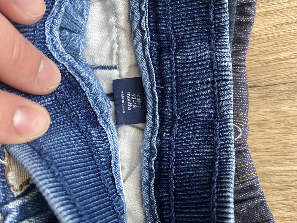 Штани- джинси для хлопчика 12-18 місяців (ціна за все)