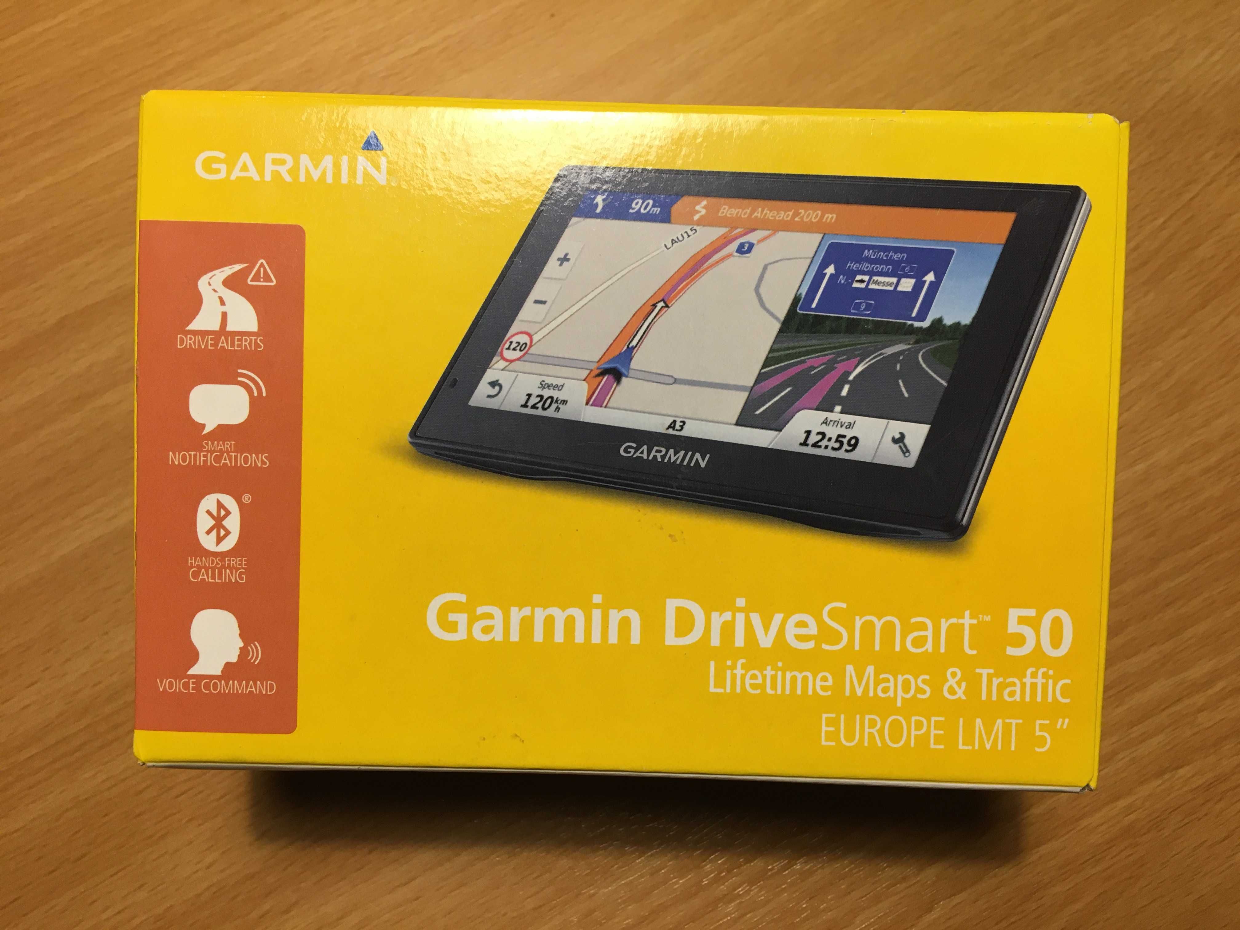 Nawigacja samochodowa Garmin DriveSmart 50 LMT- D EU, 5”