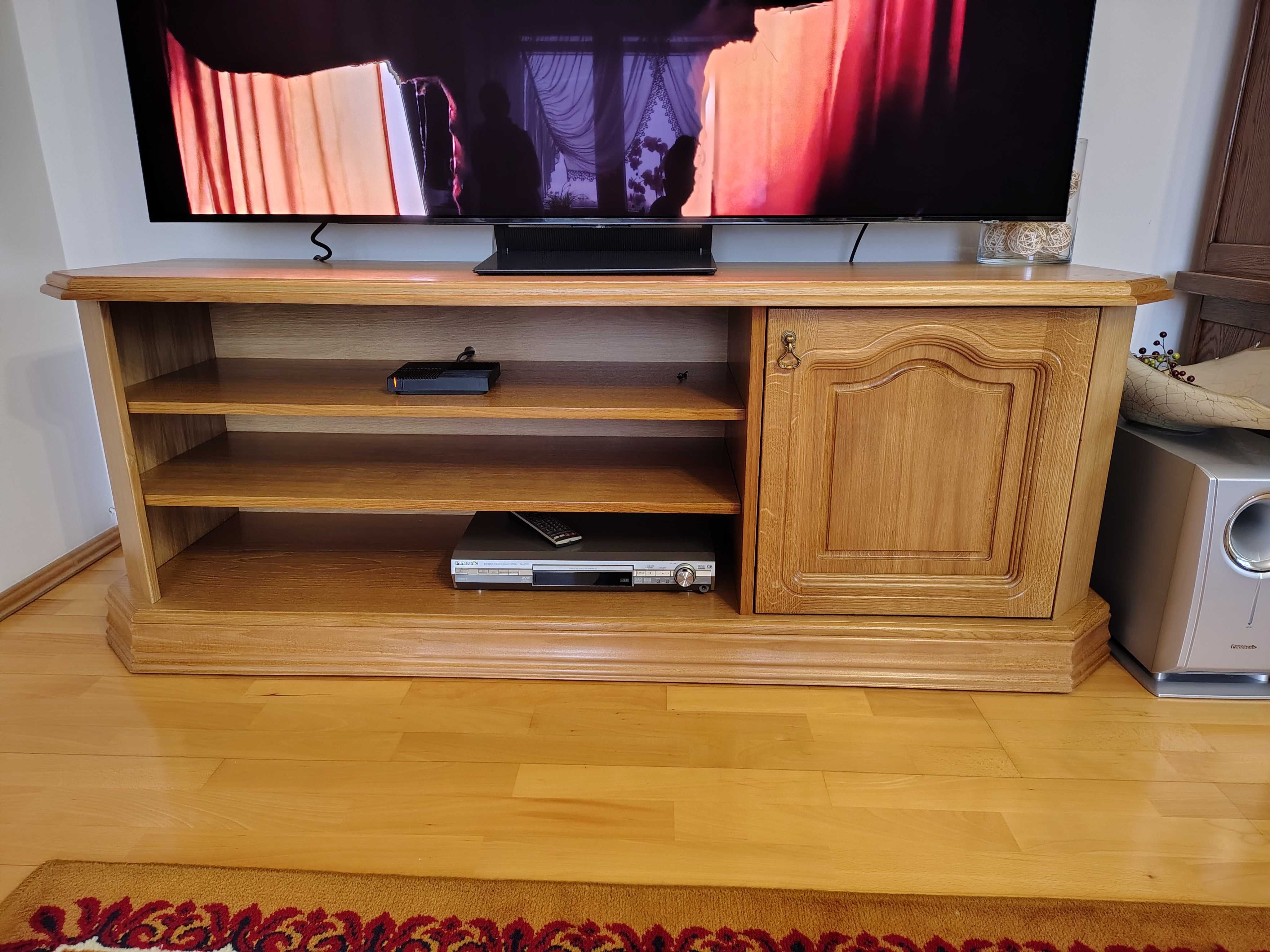 Szafka RTV. Fornir dębowy