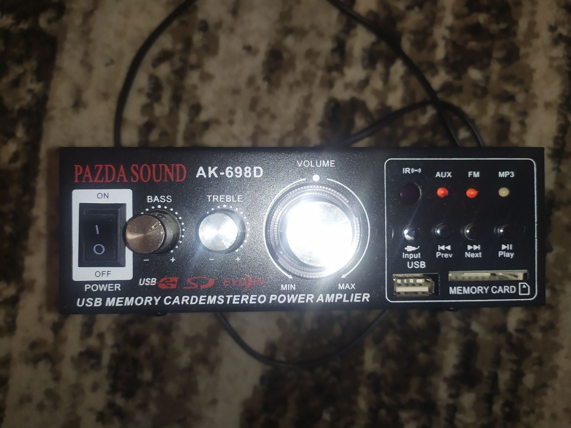 Підсилювач звуку Pazda sound ak-698d
