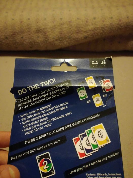 Baralho de cartas DOS