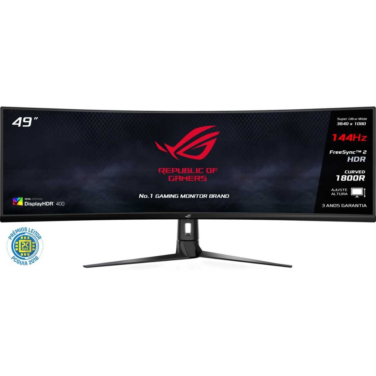 Monitor Curvo Asus ROG Strix 49" 144Hz