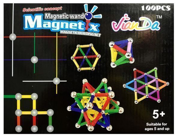 Магнитный конструктор на 100/136/188/228 деталей Magnetix. Не неокуб.