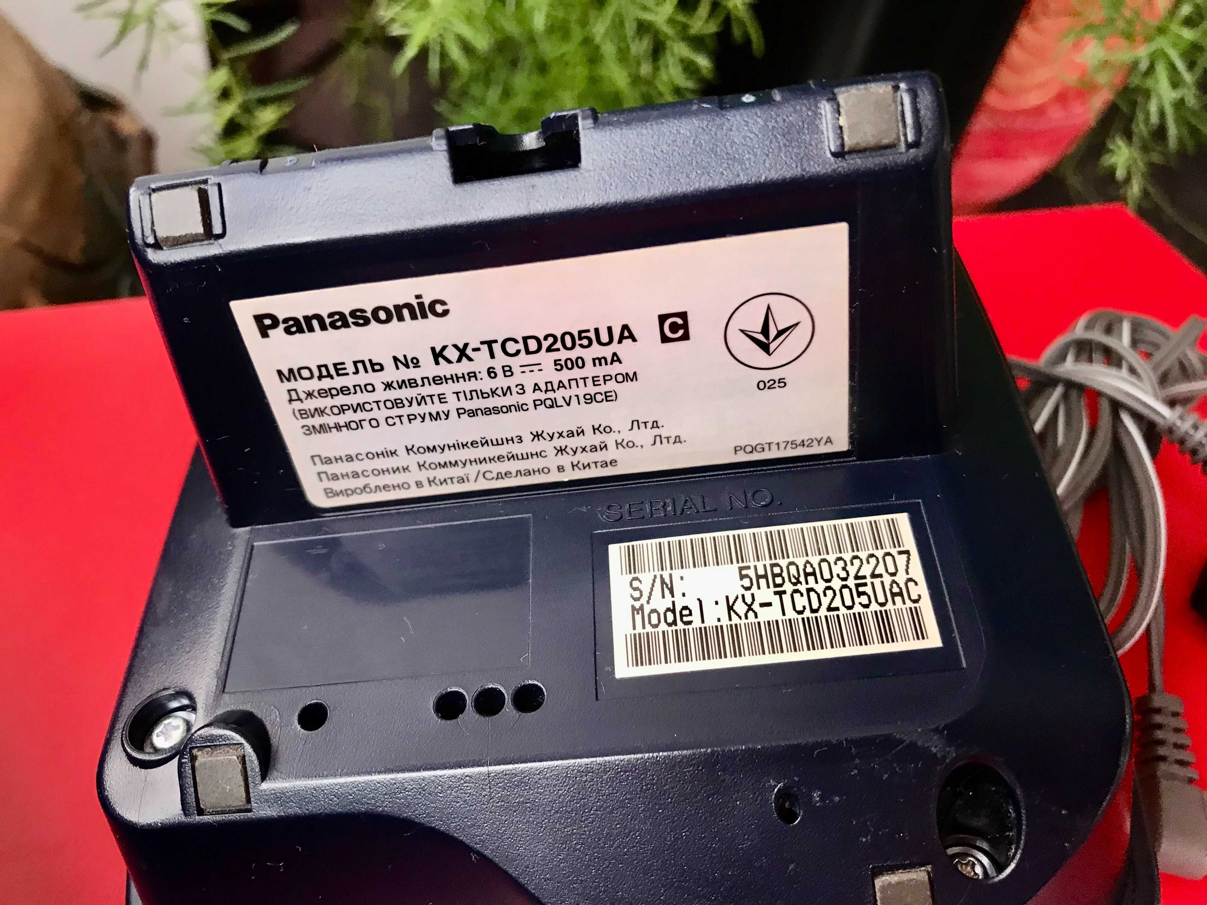 Телефон безпровідний радіотелефон Panasonic-TCD 205UA