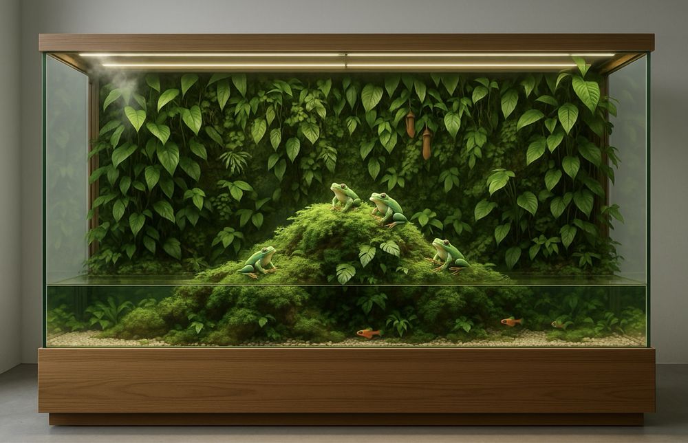 Akwarium paludarium 2000l 320x82x80