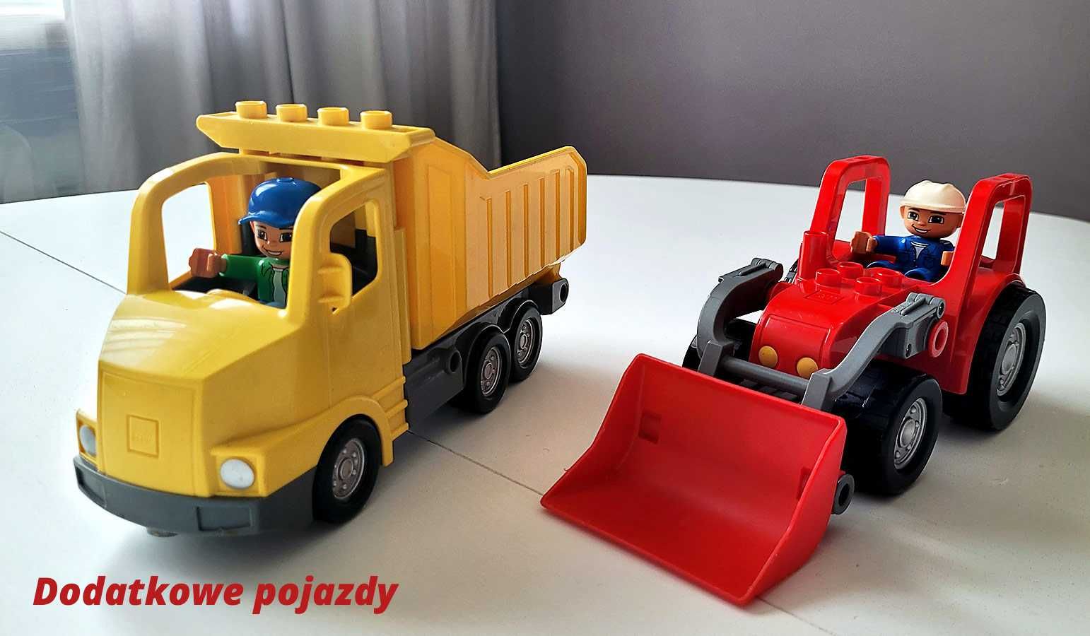 Lego Duplo 5653 – kamieniołom / budowa + Wywrotka 5651 + Traktor 5647