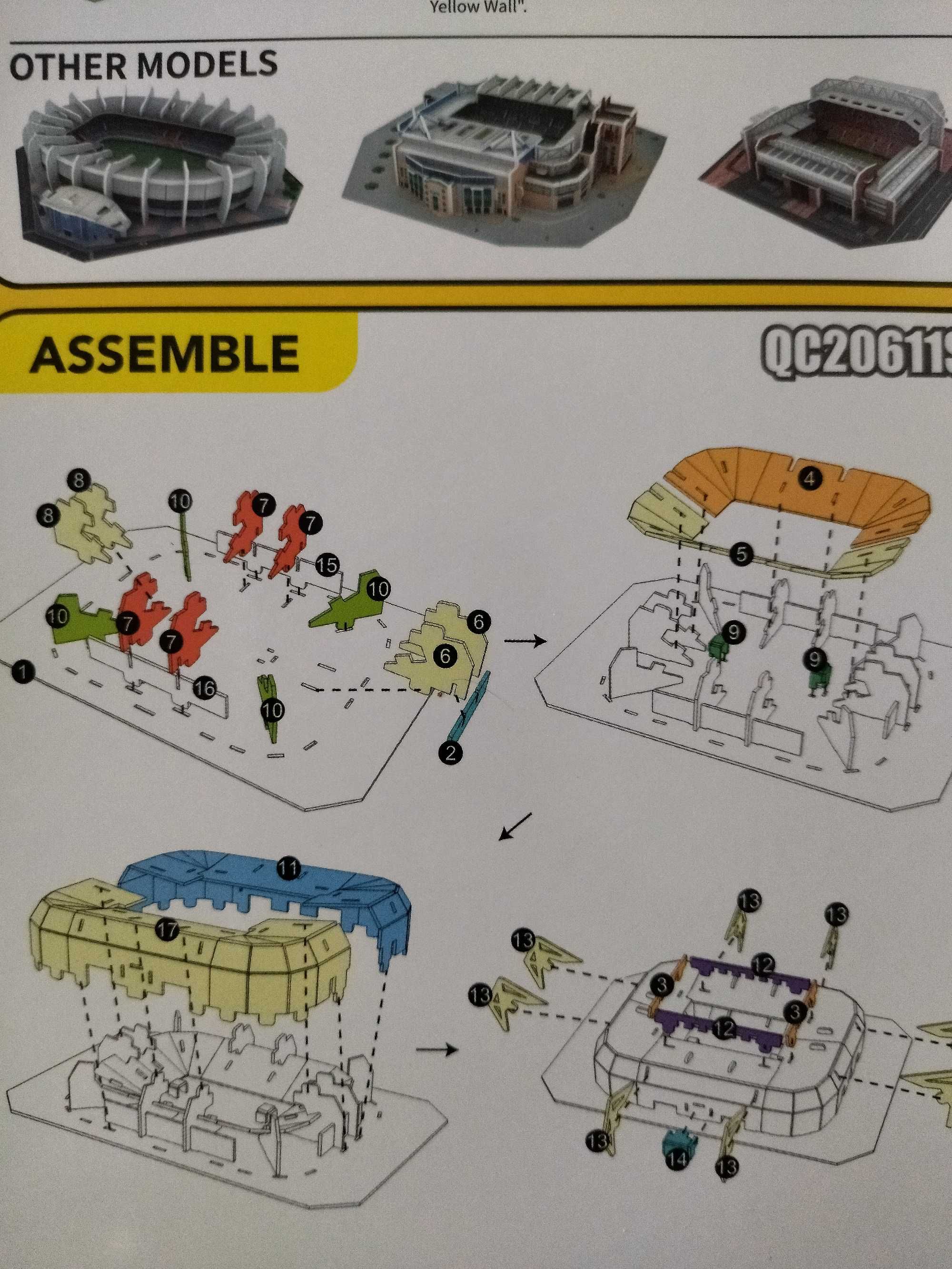 PUZZLE 3D ESTADIO do Borussia Dortmund