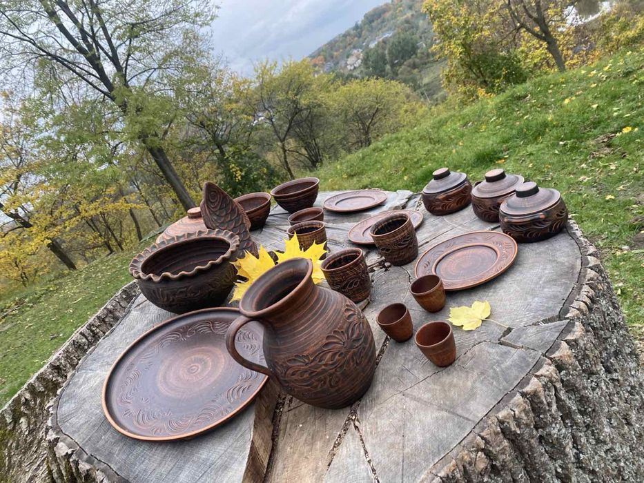 Посуд глиняний українського виробника ручної роботи