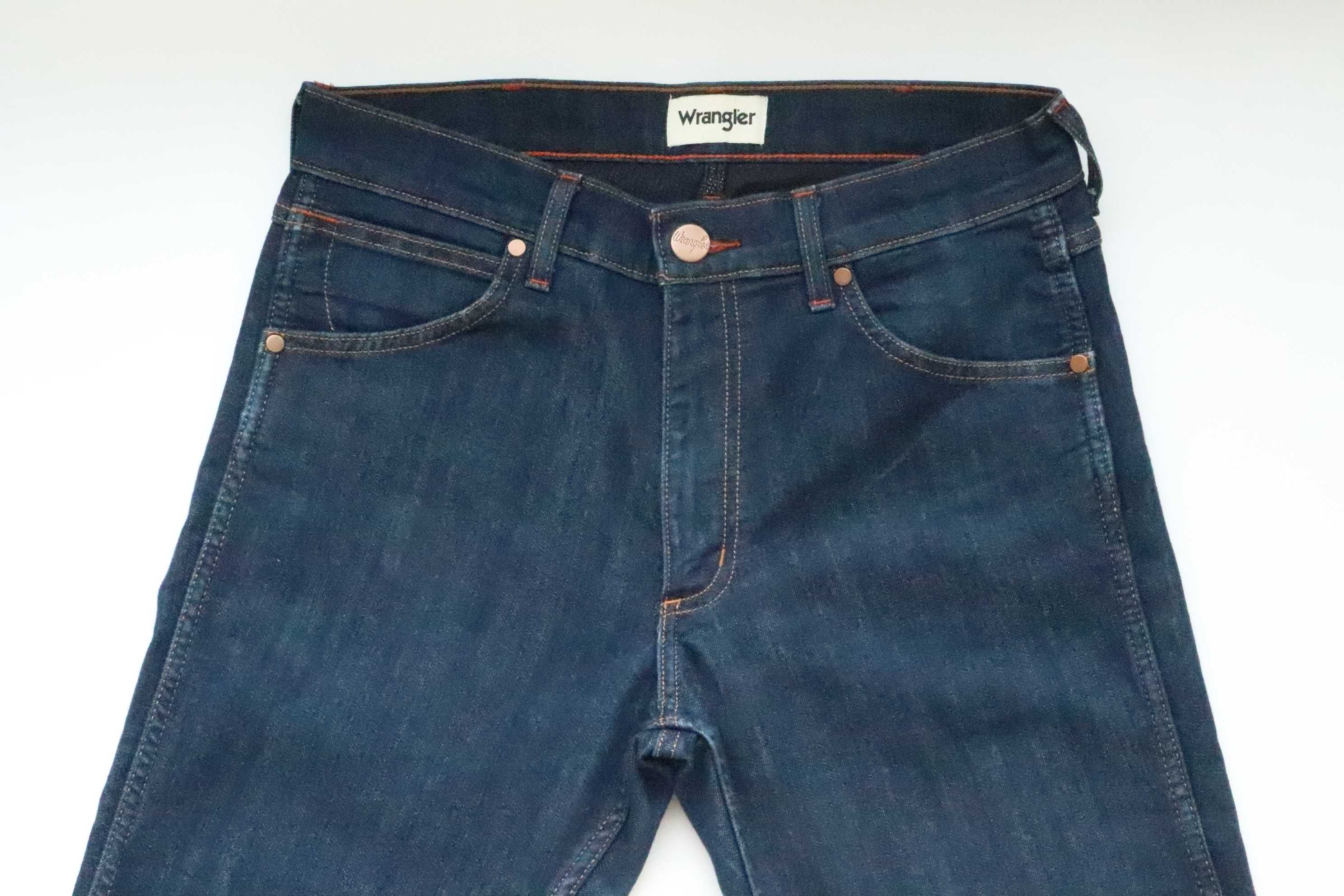 WRANGLER GREENSBORO W30 L32 męskie spodnie jeansy regular jak nowe