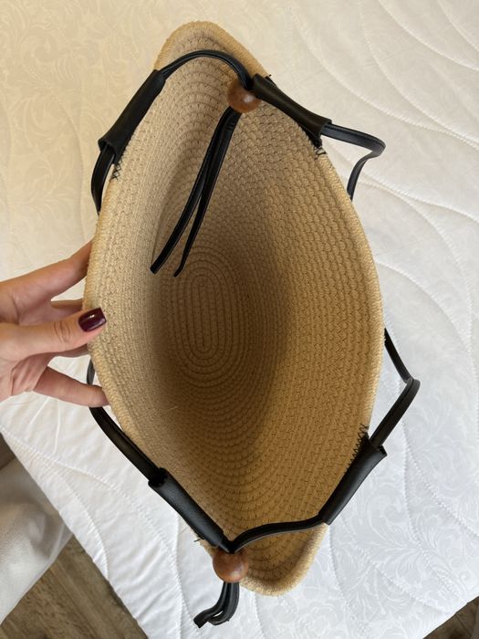 Сумка пляжна бежева