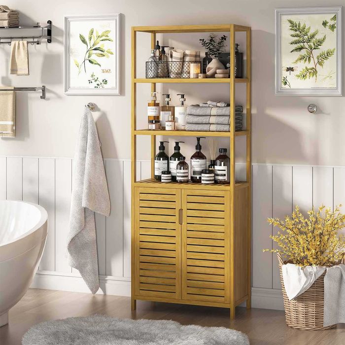 Nowa szafka bambusowa / regał łazienkowy / półka / szafka !N98!