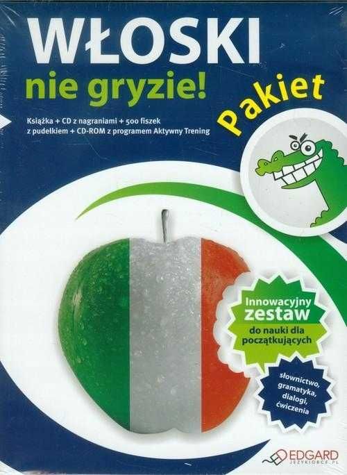 Włoski nie gryzie! Pakiet CD CD-ROM nowy + GRATIS słownik