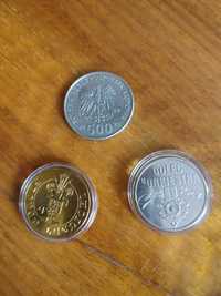 Cztery monety wg opisu