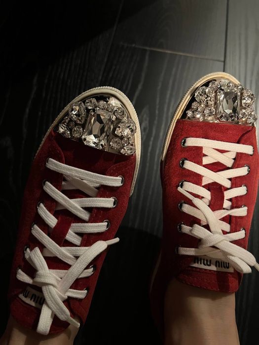 Продам женские кеды Miu Miu 37 размер ОРИГИНАЛ!