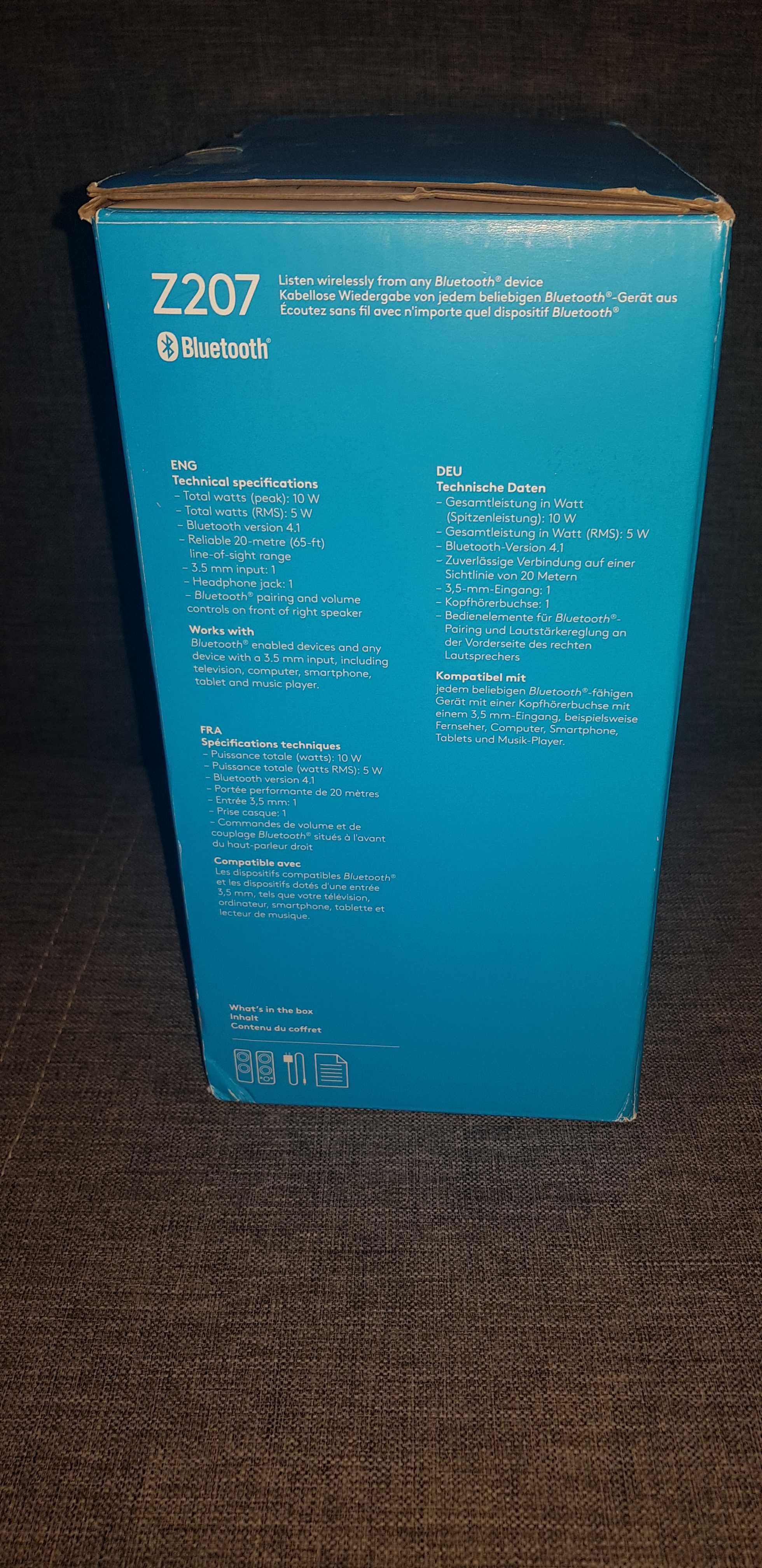 Głośniki Logitech Z207 Czarny Nowe