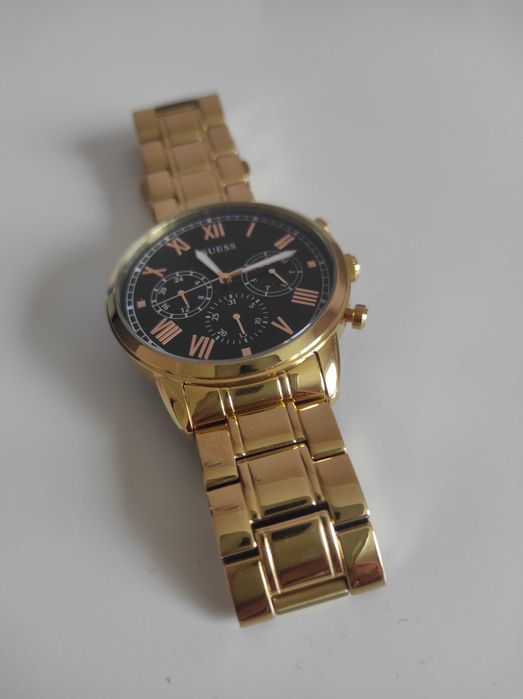Nowy zegarek GUESS męski złoty