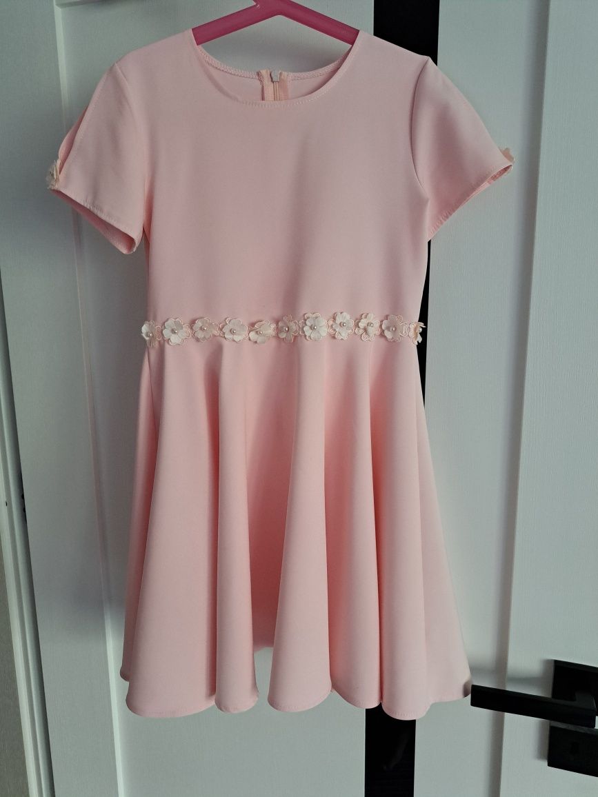 Sukienka różowa 140 cm