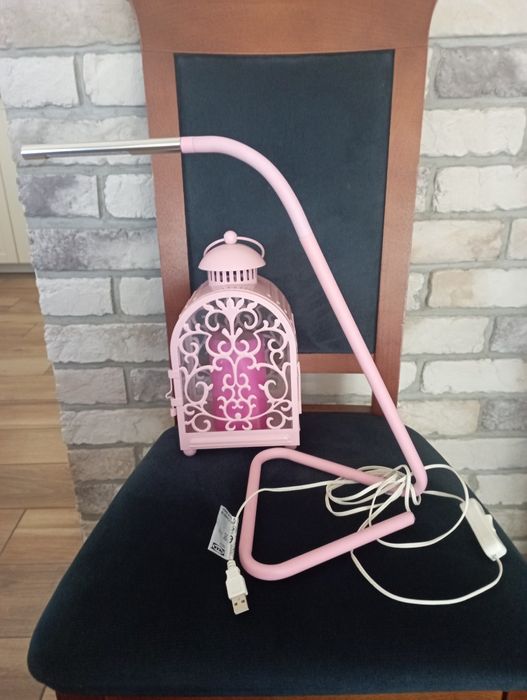 Lampka biurkowa, nocna na USB z IKEA plus gratis lampion