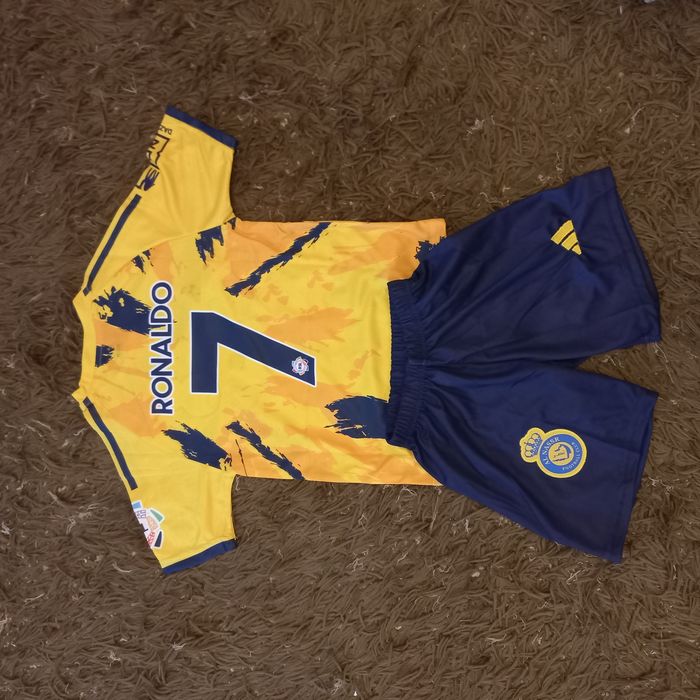 Рональдо форма Аль-Наср футболка Адідас костюм Ronaldo дитячій ігровий