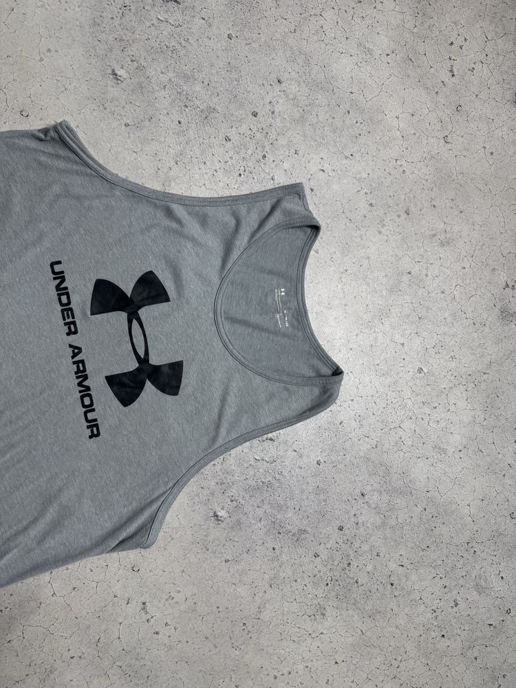 Мужская Майка Under Armour С Большим Логотипом Оригинал Идеал L-XL
