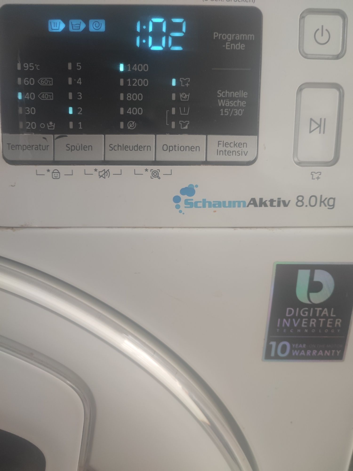 Pralka Samsung z melodyjką