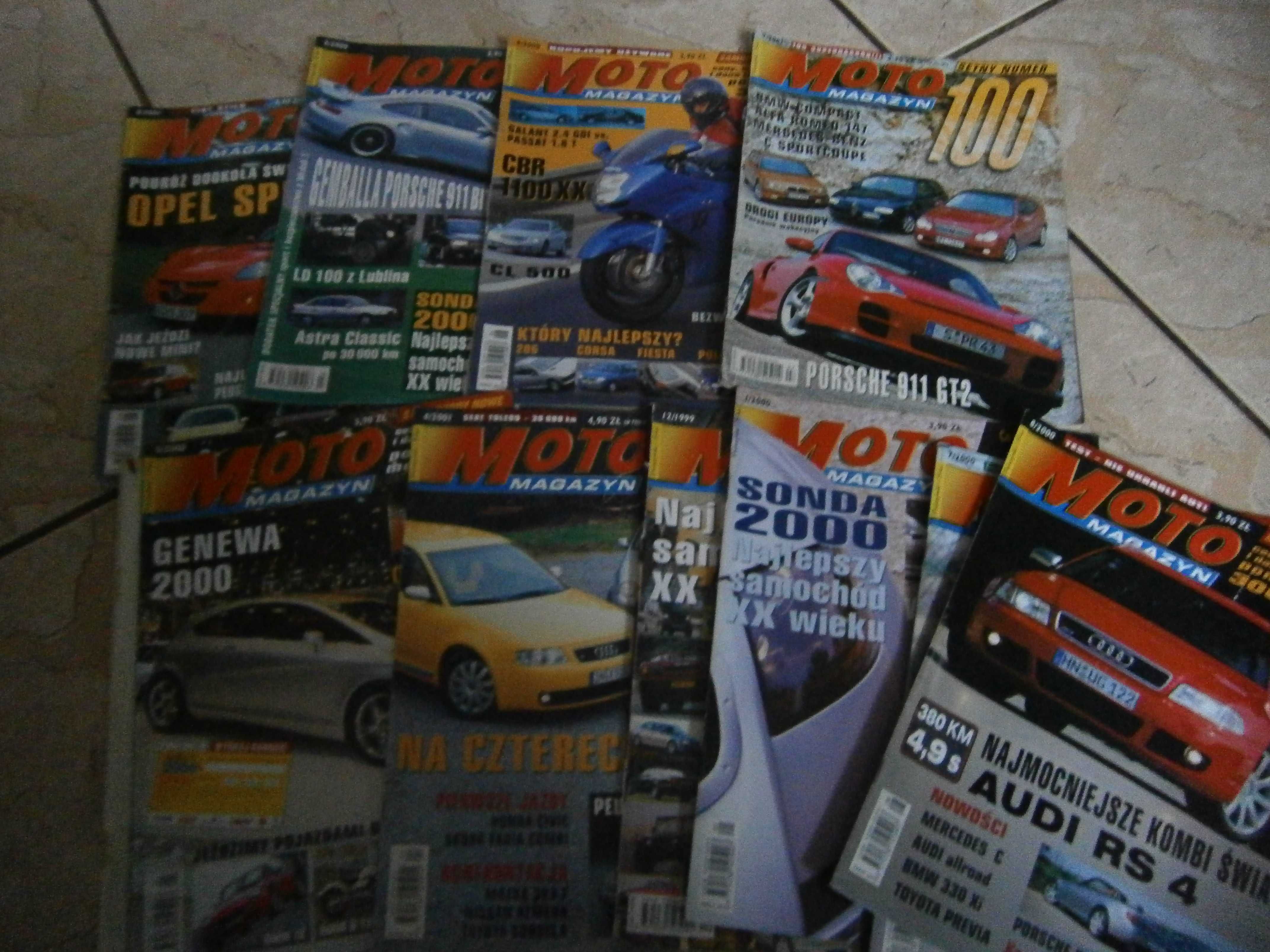 Gazety czasopisma Moto Magazyn 12 sztuk !