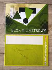 2 szt. - Blok milimetrowy A4  Herlitz + Delta Graphix