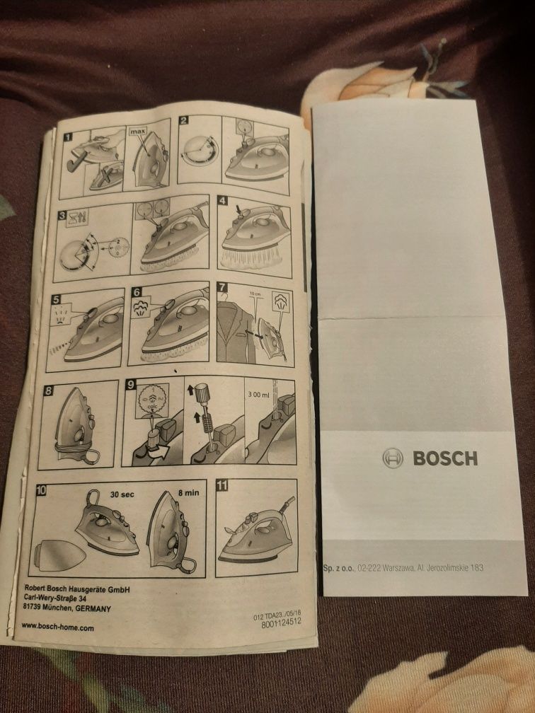 Żelazko BOSCH QuickFilling 2200 W max
