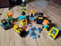 Mega zestaw LEGO Duplo pojazdy budowlane 10932 i inne