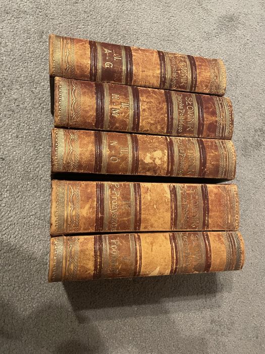 Slownik języka polskiego rok 1900. Pięć tomów