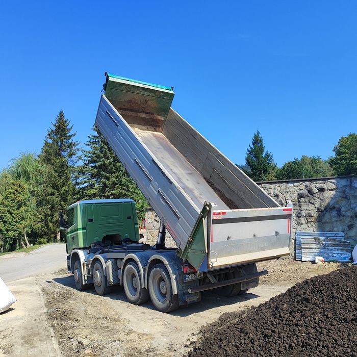 Transport. Kamień. Piasek. Żwir. Gruz. Ziemia. Wysiewka.Bielsko.Ustron