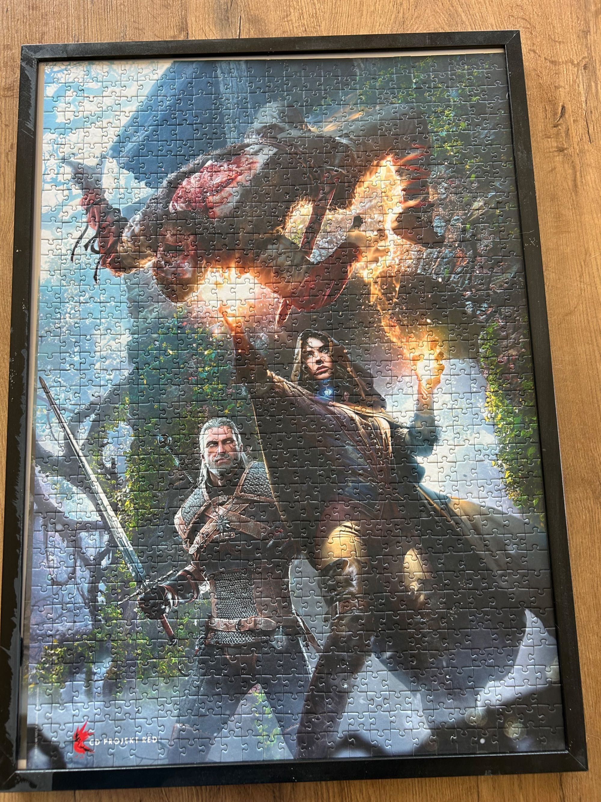 Puzzle Witcher Wiedźmin i Yennefer