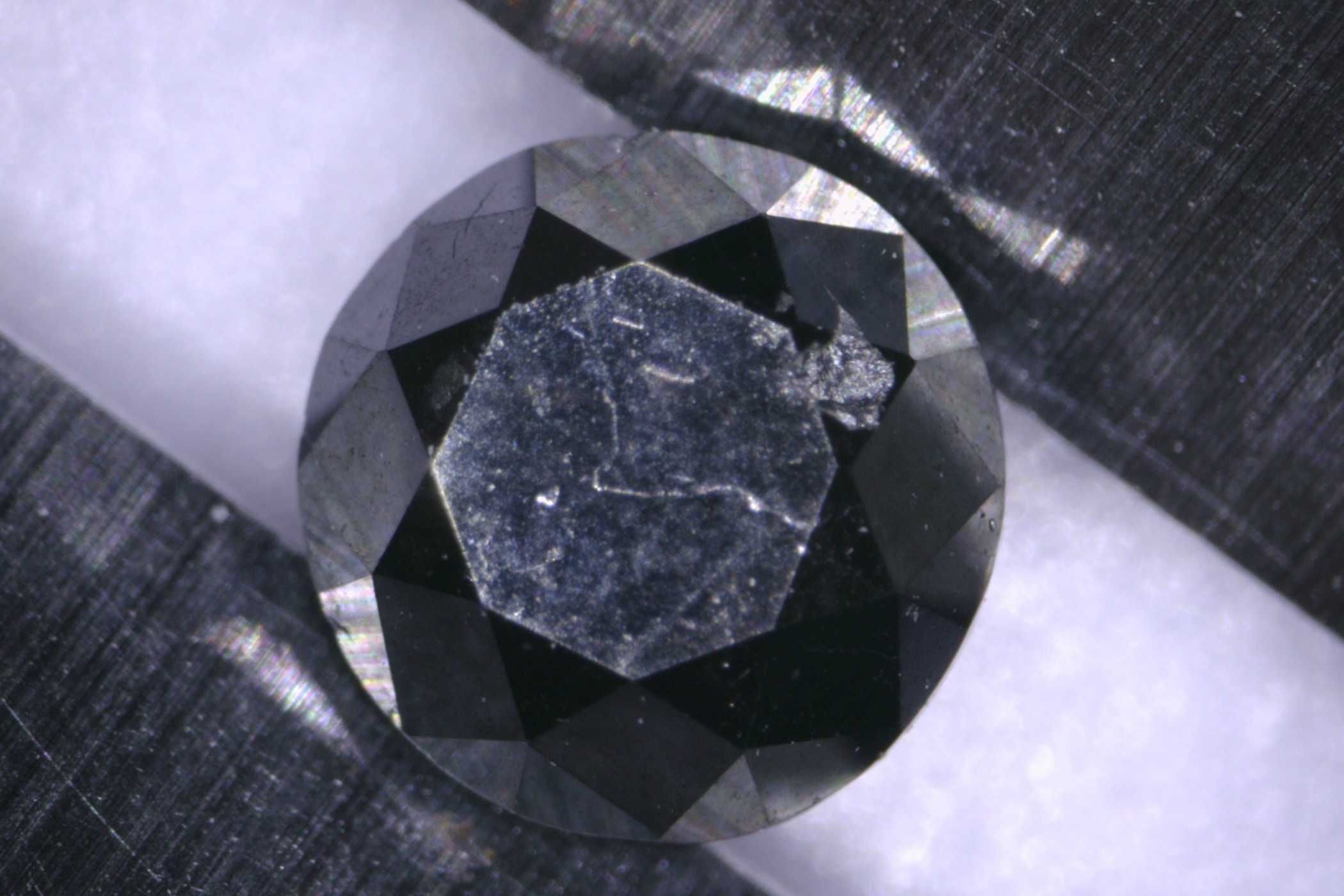 Diament 0.46ct Czarny Brylant