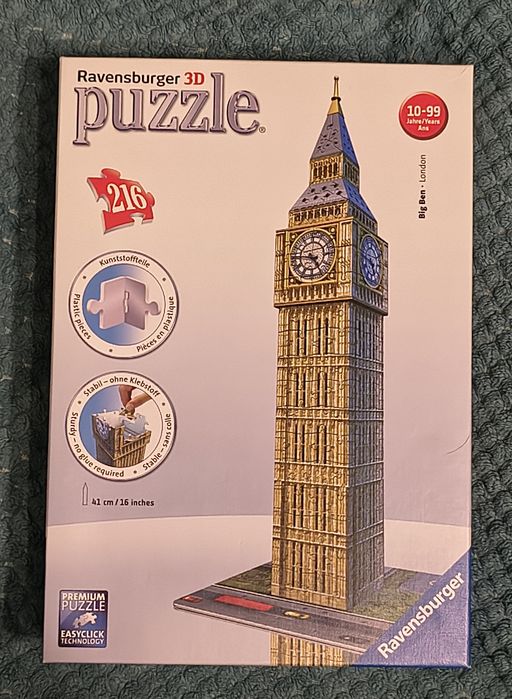 Puzzle 3D Big Ben - London, Ravensburger