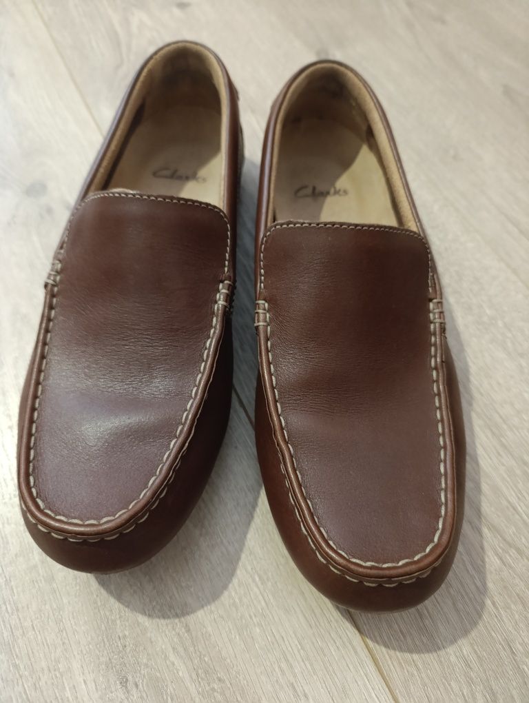 Мокасини черевики Clarks 8 G наш 41-42 р 27.5 см туфлі мокасины